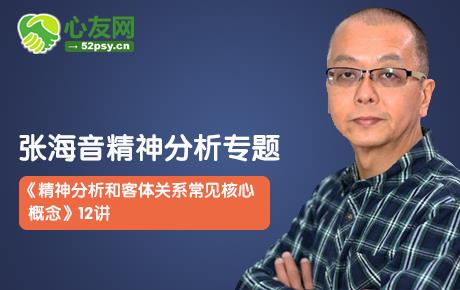 视频|张海音:《精神分析和客体关系常见核心概念》12讲 视频|张海音:《精神分析和客体关系常见核心概念》12讲