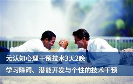 视频|金洪源《元认知心理干预技术3天2晚 学习障碍、潜能开发与个性的技术干预》