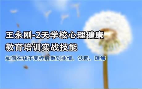 视频|2天学校心理健康教育培训实战技能