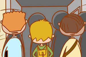 心理漫画：电梯中的秘密