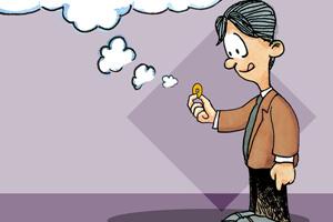 心理漫画：古代的铜钱